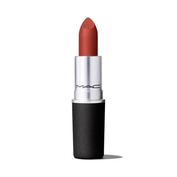 MAC Cosmetics Matt tápláló ajakrúzs Powder Kiss (Lipstick) 3 g Dubonnet Buzz
