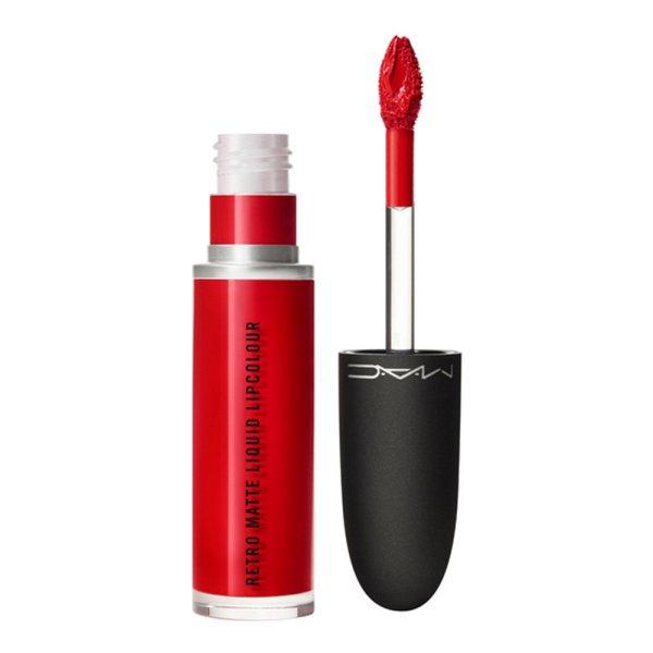 MAC Cosmetics Krémes ajakrúzs Retro Matte (Liquid Lip Colour) 5 ml Ruby Phew!