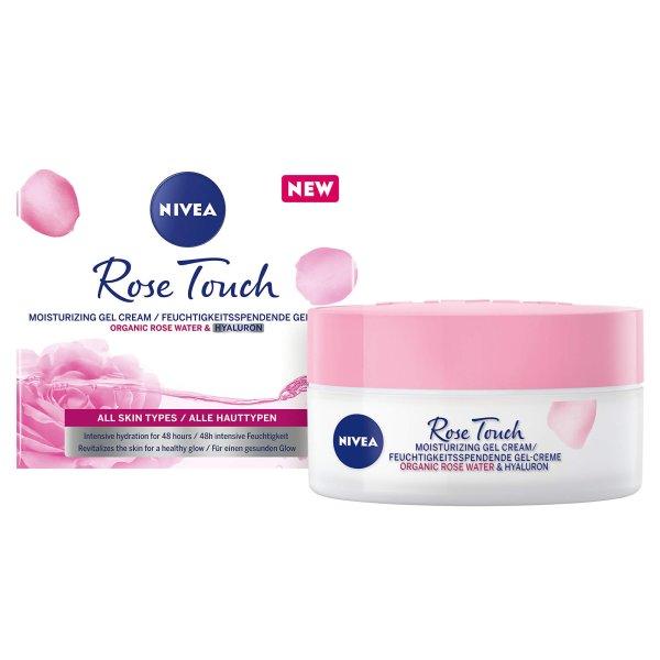 Nivea Hidratáló nappali gél-krém Rose Touch (Moisturizing Gel-Cream) 50 ml