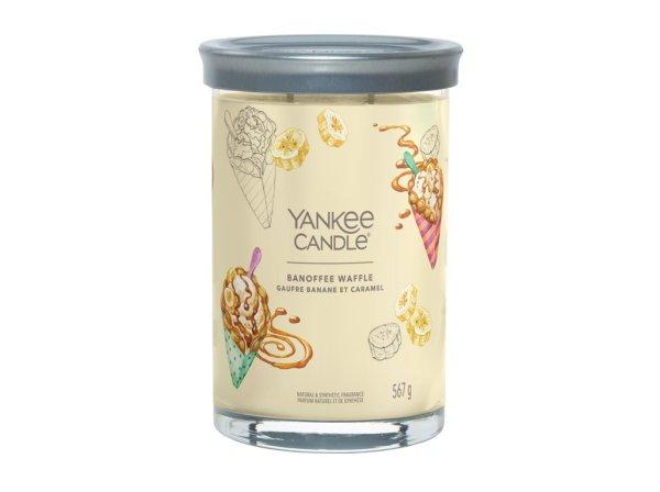 Yankee Candle Illatgyertya Signature tumbler Banoffee Waffle 567 g - nagy