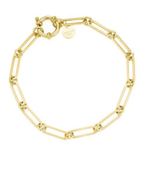 Rosefield Időtálló aranyozott karkötő Essentials JBRCG-J607
