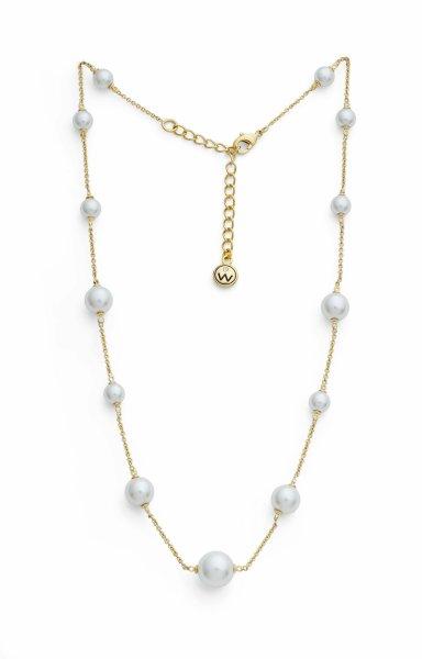 Oliver Weber Bájos, aranyozott nyaklánc gyöngyökkel Oceanides Silky Pearls
12308G