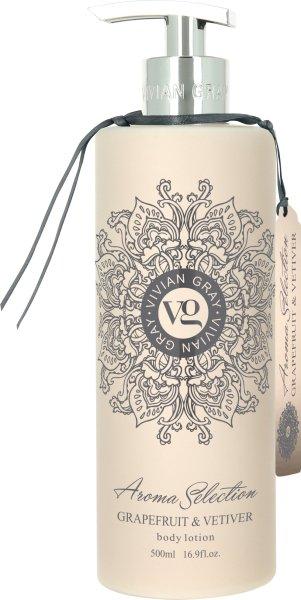 Vivian Gray Testápoló Aroma Selection Grapefruit & Vetiver (Body Lotion) 500
ml