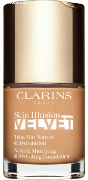 Clarins Mattító alapozó Skin Illusion Velvet (Natural Matifying & Hydrating
Foundation) 30 ml 112C