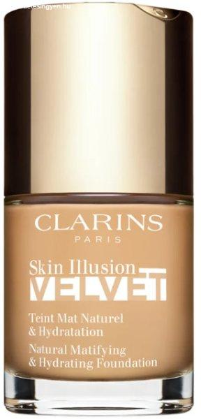 Clarins Mattító alapozó Skin Illusion Velvet (Natural Matifying & Hydrating
Foundation) 30 ml 110N