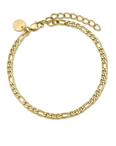 Rosefield Elegáns aranyozott karkötő Figaro Essentials JBFCG-J532
