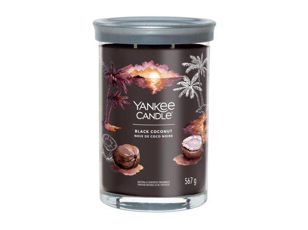 Yankee Candle Illatgyertya Signature tumbler Black Coconut 567 g - nagy