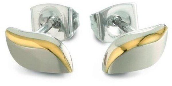 Boccia Titanium Bámulatos aranyozott titán fülbevaló 05044-02