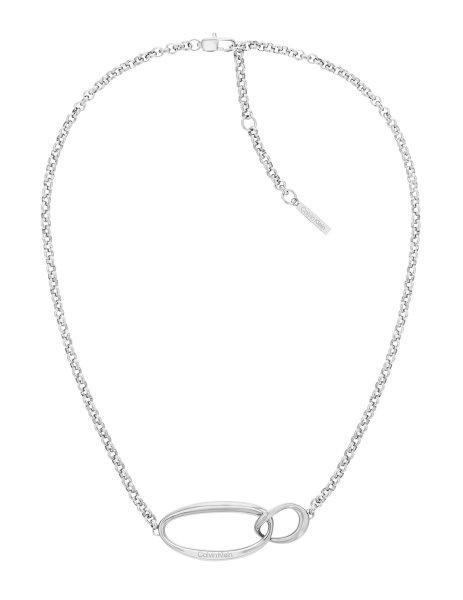Calvin Klein Bájos acél nyaklánc Sculptural 35000353