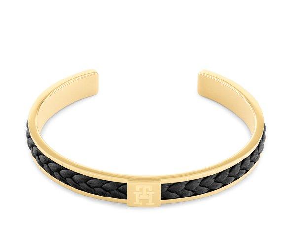 Tommy Hilfiger Trendi tömör aranyozott karkötő 2790491