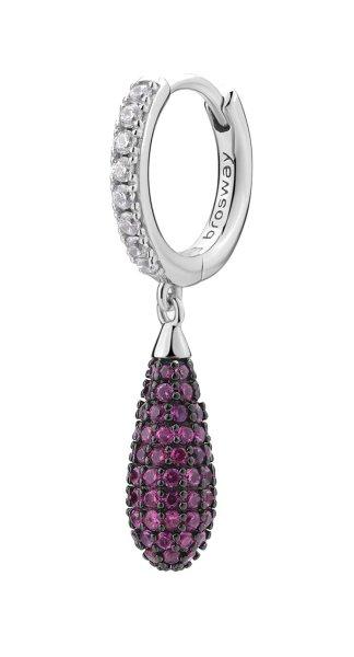 Brosway Csillogó karika single fülbevaló Fancy Passion Ruby FPR122 - 1 db