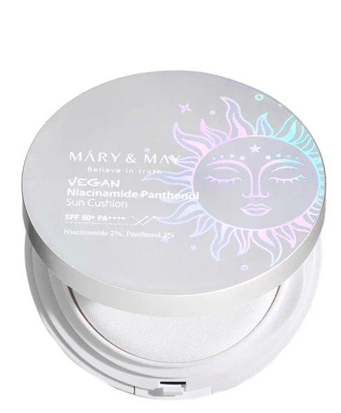MARY & MAY Fényvédő SPF 50+ Vegan Niacinamide Panthenol (Sun Cushion) 25 g