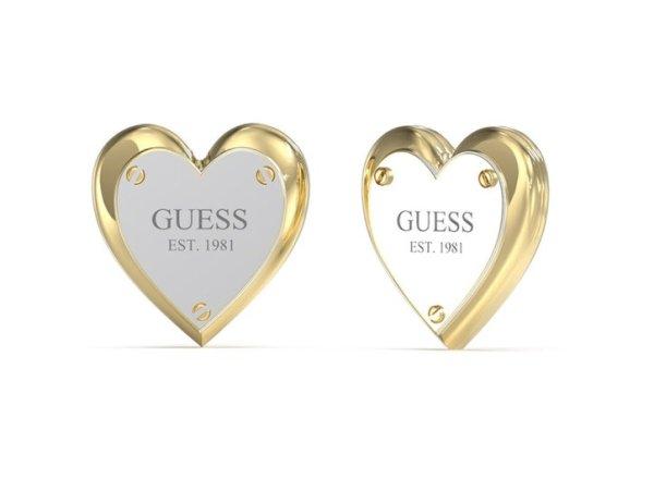 Guess Bicolor szív fülbevaló All You Need Is Love JUBE04209JWYGRHT/U