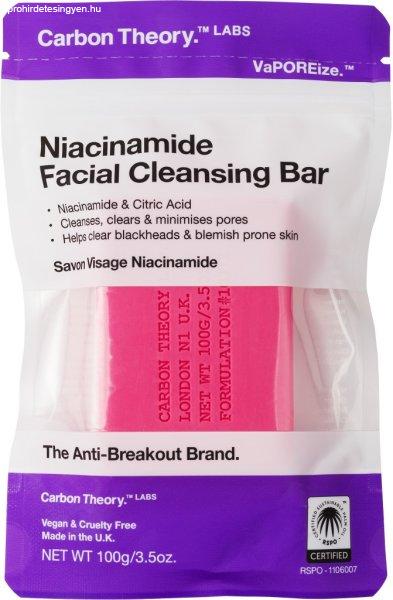 Carbon Theory Tisztító arcszappan Niacinamide (Facial Cleansing Bar) 100 g