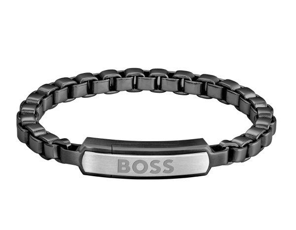 Hugo Boss Stílusos férfi acél karkötő Devon 1580598 19 cm