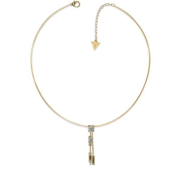 Guess Káprázatos aranyozott nyaklánc Sunburst JUBN01398JWYGT/U