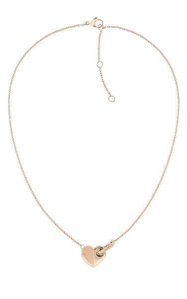 Tommy Hilfiger Bájos bronz szív nyaklánc 2780879