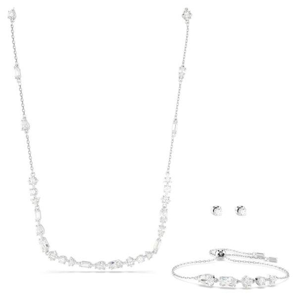 Swarovski Luxus ékszerkészlet kristállyal Mesmera 5665877 (fülbevaló,
karkötő, nyaklánc)