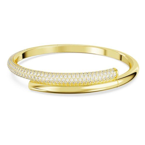 Swarovski Időtlen merev karkötő kristályokkal Dextera 5674979 S - 5,6 x 4,6
cm