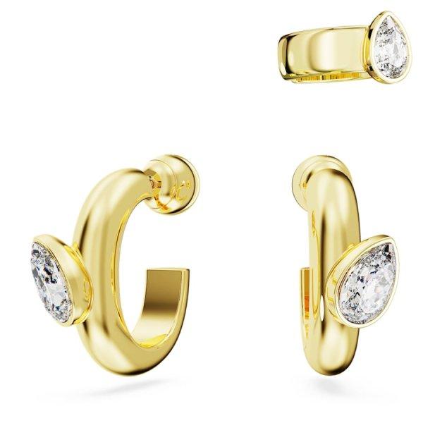 Swarovski Aranyozott fülbevaló szett kristályokkal Dextera 5663262