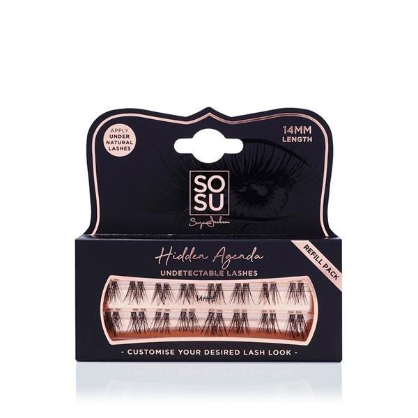 SOSU Cosmetics Kiegészítő egyedi szempillák Hidden Agenda 14 mm (Individual
Lashes)