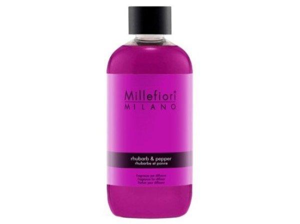 Millefiori Milano Utántöltő aromadiffúzorhoz Natural Rhubarb & Pepper 250 ml