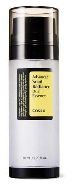 COSRX Arcápoló emulzió csigaszekrécióval (Advanced Snail Radiance Dual
Essence) 80 ml