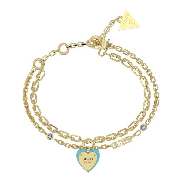 Guess Stílusos dupla karkötő All You Need is Love JUBB04206JWYGTQ 18,5 cm