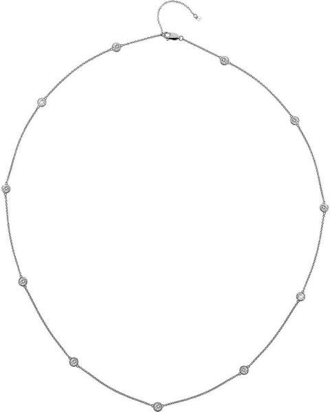 Hot Diamonds Luxus ezüst nyaklánc topázzal és valódi gyémánttal Willow
DN131