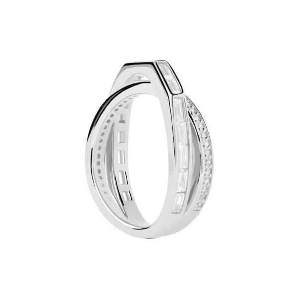 PDPAOLA Csillogó ezüst gyűrű cirkónium kövekkel Olivia Essentials AN02-A10
48 mm
