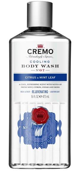 Cremo Frissítő tusfürdő Citrus & Mint Leaf (Cooling Body Wash) 473 ml