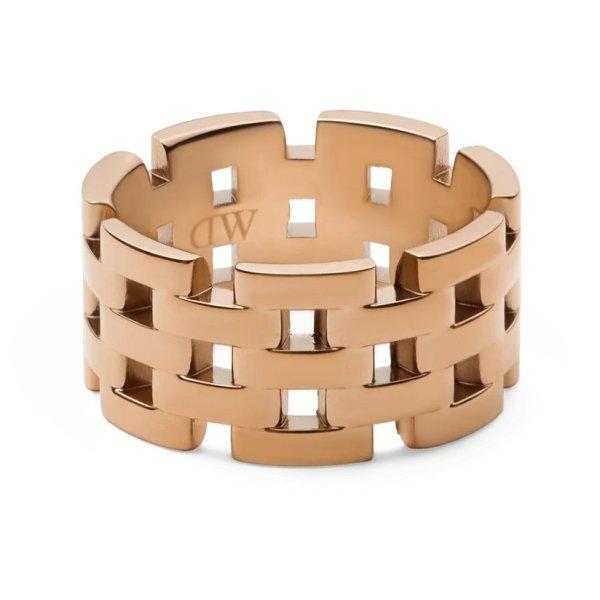 Daniel Wellington Divatos bronz acél gyűrű 5-Link DW0040097 54 mm