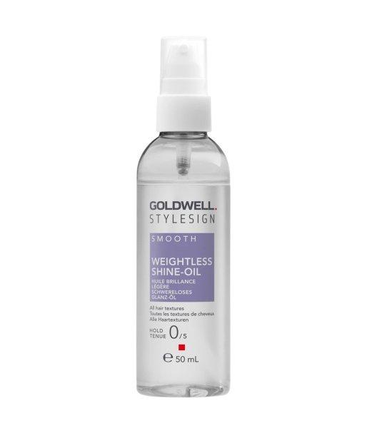 Goldwell Nem elnehezítő olaj a haj ragyogásáért Stylesign Smooth
(Weightless Shine-Oil) 100 ml