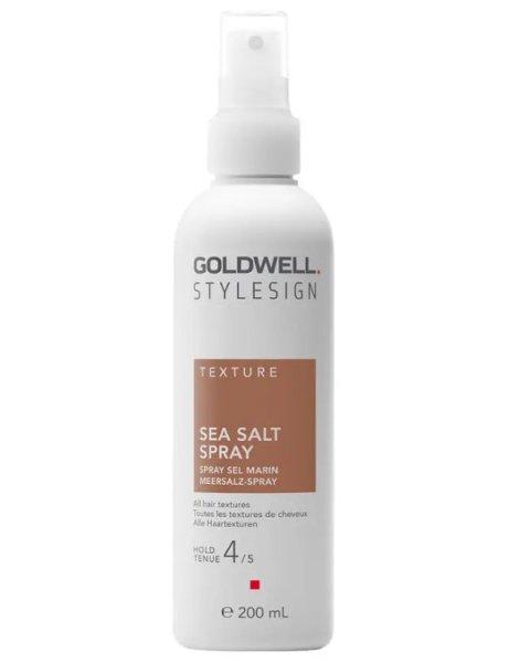 Goldwell Spray tengeri sóval a hullámok tengerparti megjelenésének
meghatározásához Stylesign Texture (Sea Salt Spray) 200 ml