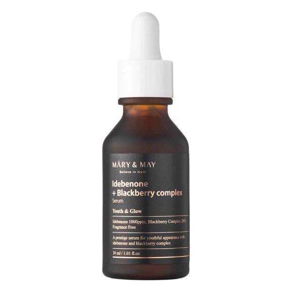 MARY & MAY Antioxidáns bőrszérum Idebenone + Blackberry Complex (Serum) 30 ml