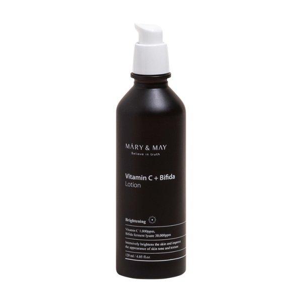 MARY & MAY Világosító bőrkrém C-vitamin + Bifida (Lotion) 120 ml