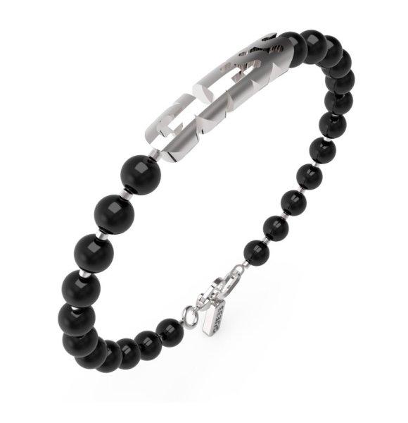 Guess Modern gyöngy karkötő Edgy Styles JUMB04059JWSTBK 21 cm