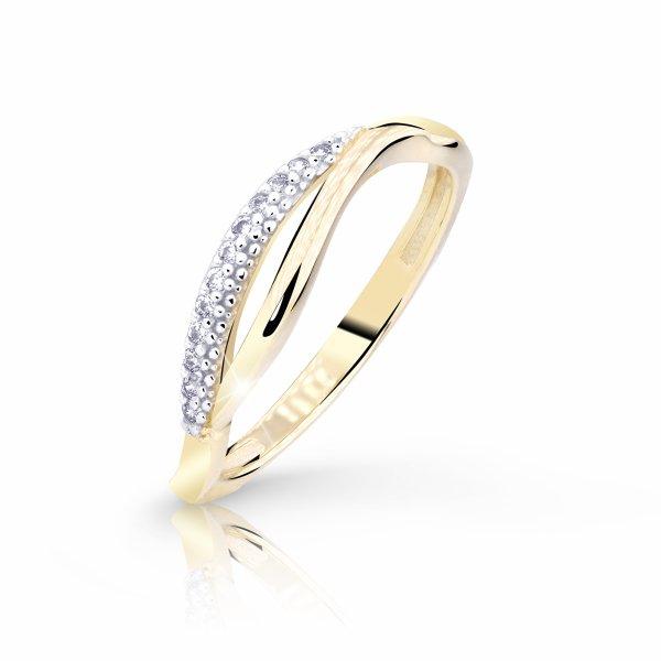 Cutie Jewellery Bájos arany gyűrű cirkónium kövekkel Z8054-10-X-1 58 mm