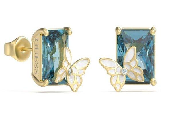 Guess Játékos aranyozott fülbevaló Chrysalis JUBE04095JWYGABT/U