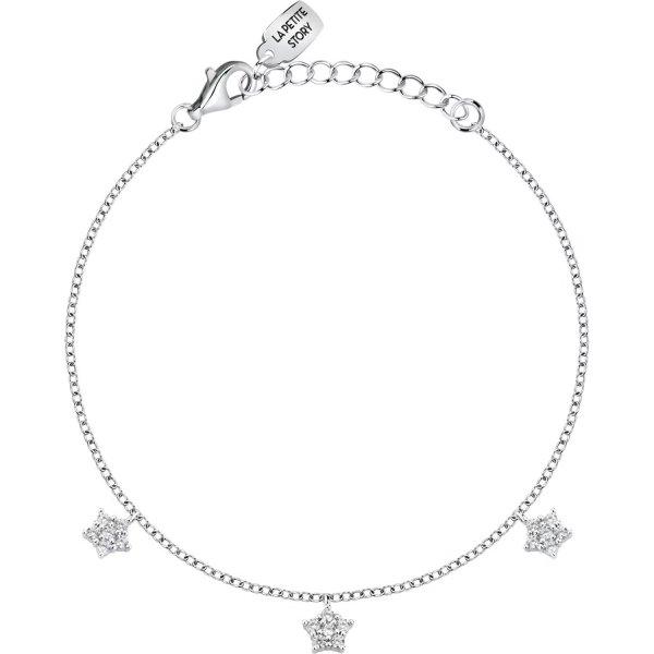 La Petite Story Bájos ezüst karkötő medálokkal Silver LPS05AWV07