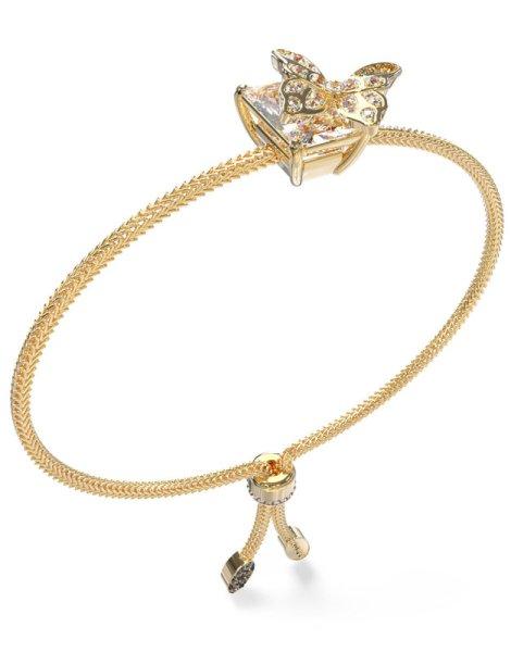 Guess Gyengéd aranyozott karkötő pillangóval Chrysalis JUBB04098JWYGT