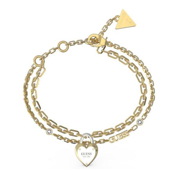 Guess Bájos dupla karkötő All You Need is Love JUBB04206JWYGRH 21 cm