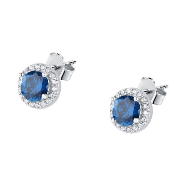La Petite Story Elegáns ezüst fülbevaló kék cirkónium kövekkel Silver
LPS01AWV04