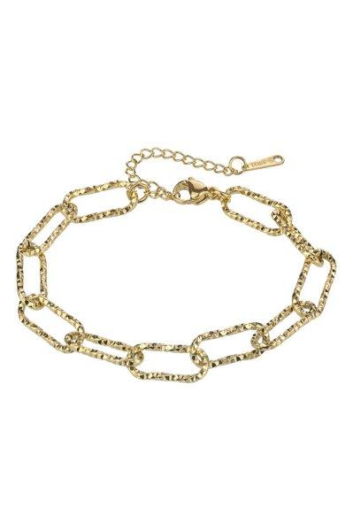 Marc Malone Aranyozott acél karkötő Sarai Gold Bracelet MCB24014G
