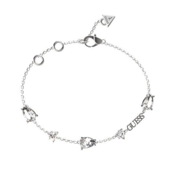 Guess Acél karkötő cirkónium kövekkel Wonderlights JUBB04410JWRH 21 cm