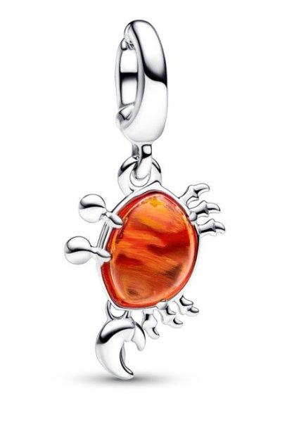 Pandora Játékos ezüst medál Rák Sebastian Disney 792694C01