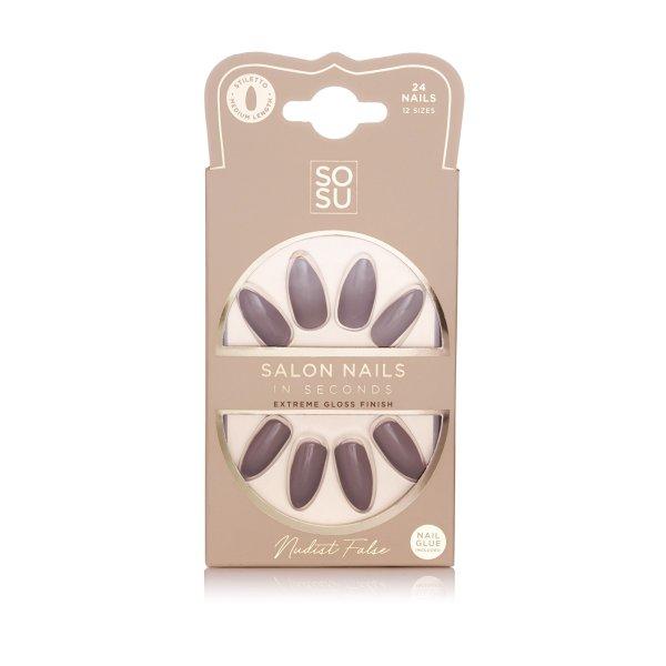 SOSU Cosmetics Műkörmök Nudist (Salon Nails) 24 db