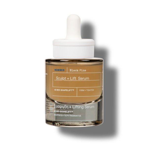 Korres Arcápoló szérum Black Pine (Sculpt + Lift Serum) 30 ml