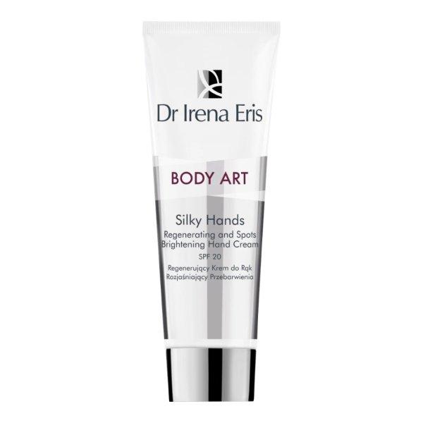 Dr Irena Eris Regeneráló kézkrém pigmentfoltok ellen SPF 20 Body Art Silky
Hands (Regenerating and Spots Brightening Hand Cream) 75 ml