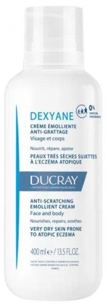 Ducray Lágyító krém atópiás ekcémára hajlamos száraz bőrre Dexyane
(Anti-Scratching Emollient Cream) 400 ml